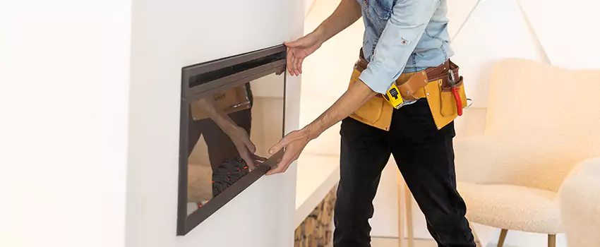 Metal Fireplace Installation in Westchester, Florida