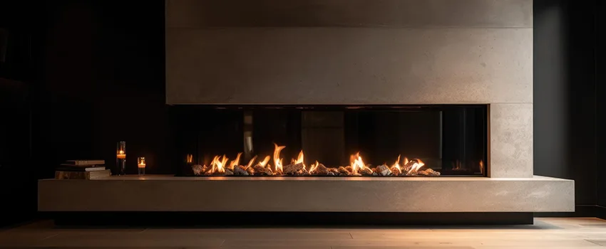 Gas Fireplace Ember Bed Design Services in Westchester, Florida