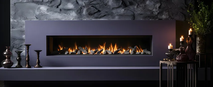Ember Bed for Ventless Gas Fireplace in Westchester, FL