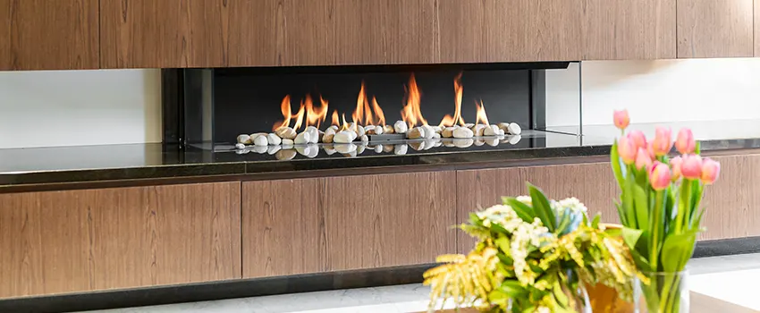 Double-height Fireplace Design Refurbishment in Westchester, Florida