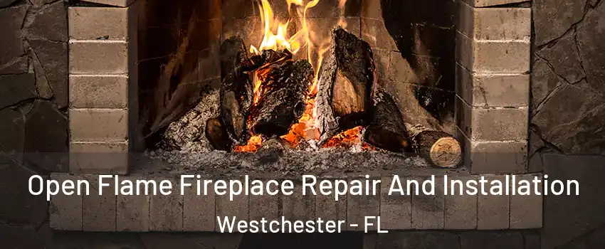  Open Flame Fireplace Repair And Installation Westchester - FL